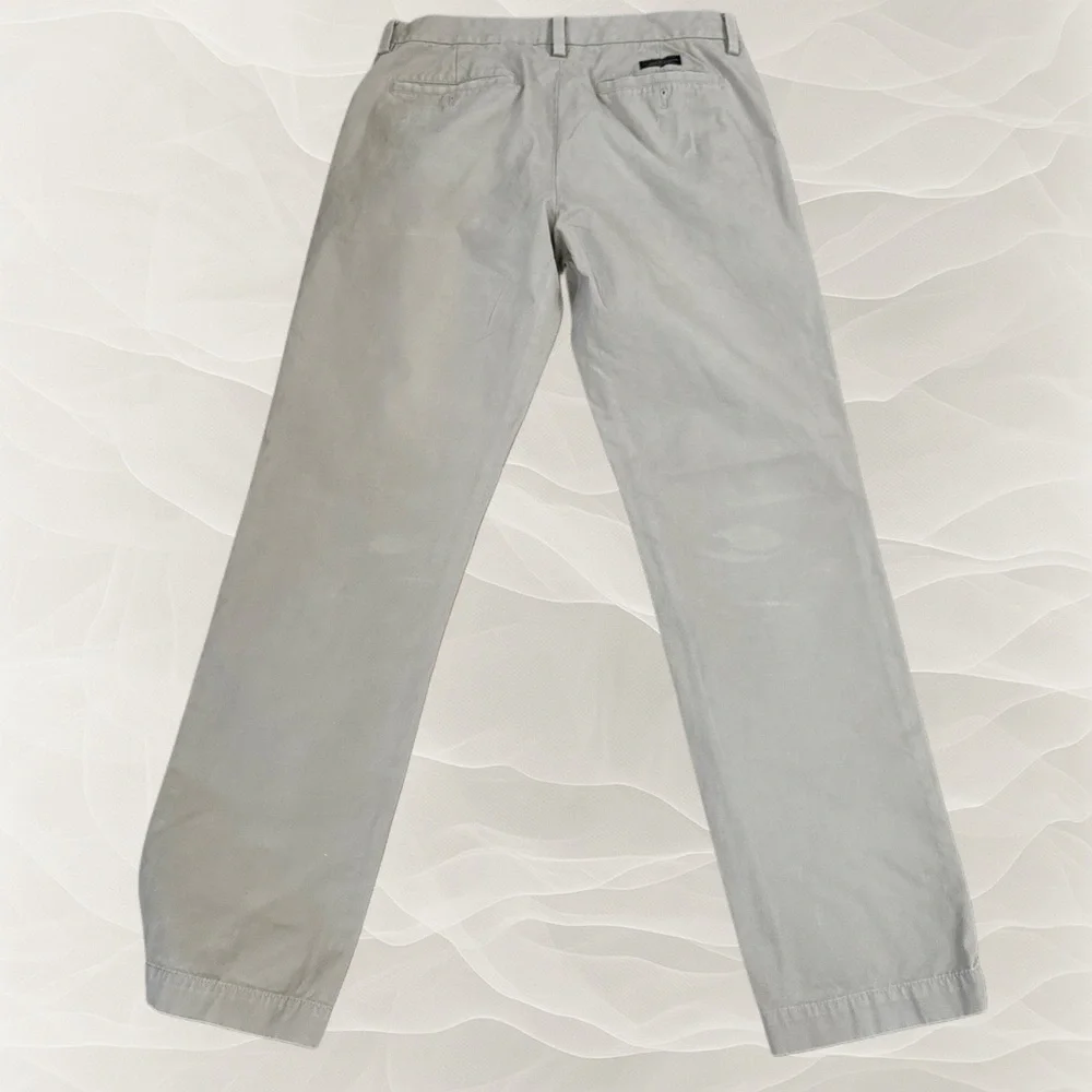 Banana Republic Mens Pants 32x34‎ Light Beige Emerson Chino Casual Slim